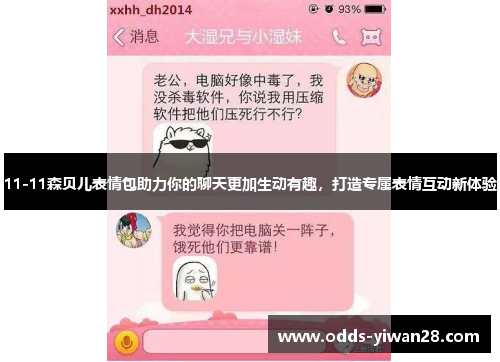 11-11森贝儿表情包助力你的聊天更加生动有趣，打造专属表情互动新体验